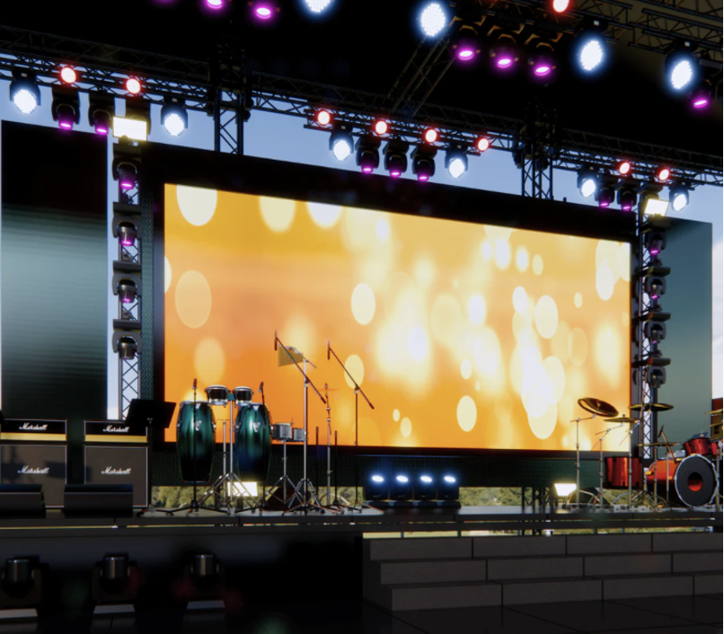 LED screen rental in Los Angeles